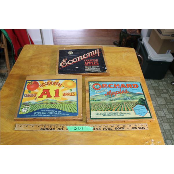 (3X THE MONEY) Advertising Pictures of Labels