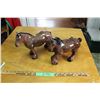 Image 1 : 2 Ceramic Horses Clydesdale