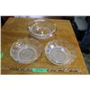 Image 1 : 3 Pieces of Clear Glass