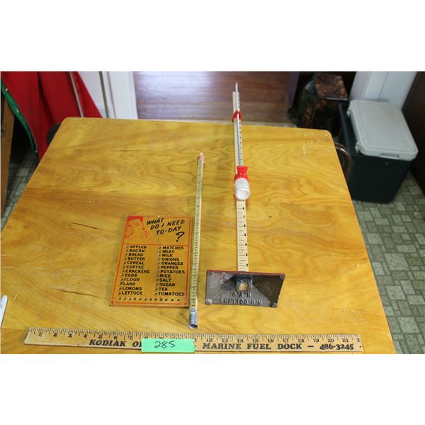 Dress / Seamstress Marking Tools Recipe Board