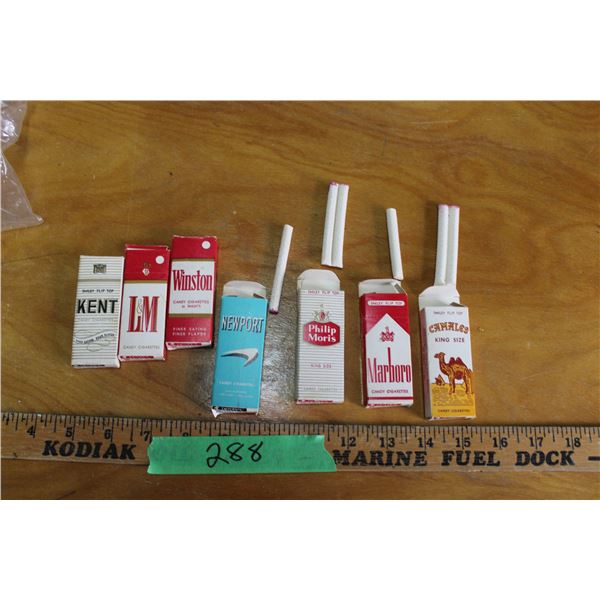 Collection of Candy Cigarettes (7 In Total)