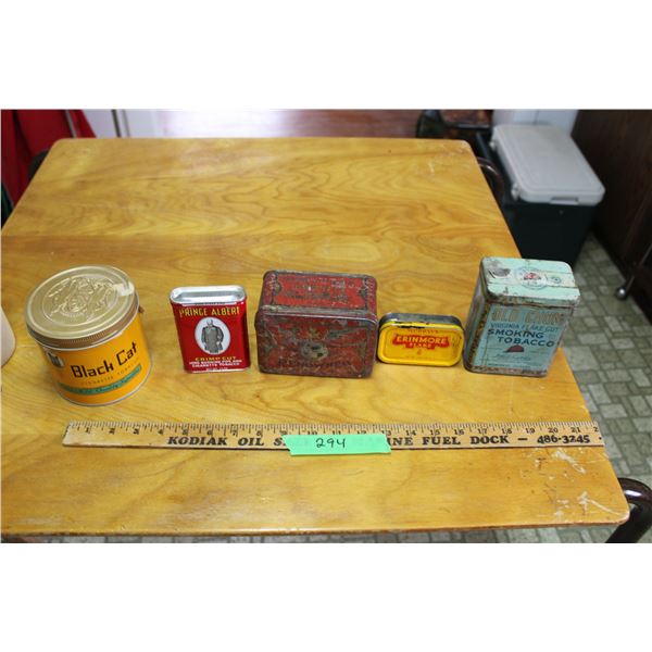 Collection of Tobacco Tins