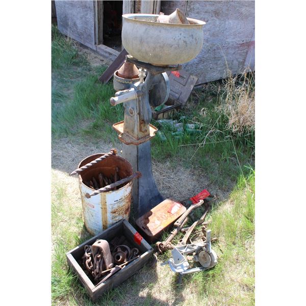 Delaval Separator Vintage Tool Box Model A Model T Rim Changer and Spikes