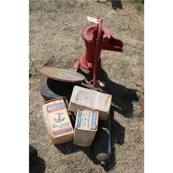 Cistern Pump Fire Extinguisher and Misc