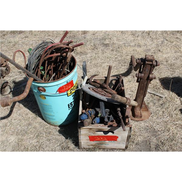 Vintage Hand Tools and Moving Jack Hay Hook