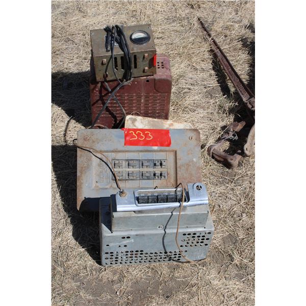 Vintage Radios Breaker Box Tin Lunch Kit