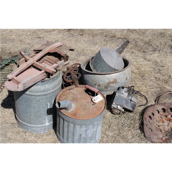 Galvanized Container Magneto Pulleys Misc