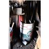 Image 8 : Lot of Contents In Shed Scrap Iron Tools Misc Items Pails of Bolts Esso Containers B/A Garbage Barre