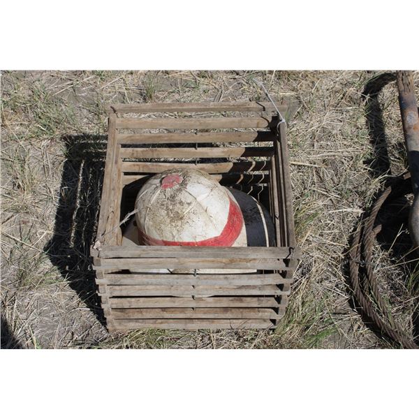 Vintage Bee Hat and Egg Crate