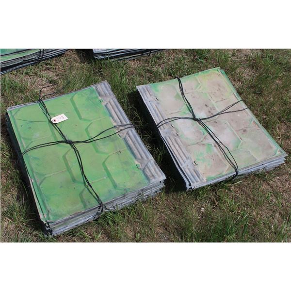 (2X THE MONEY) special quality copper bearing shingle plate (40 pieces total)