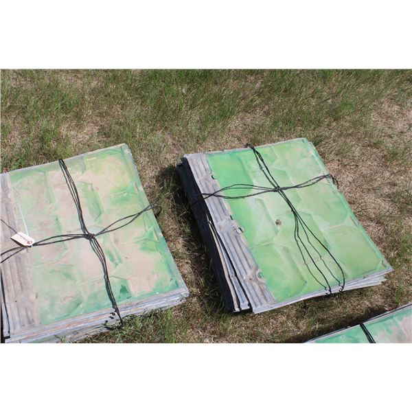 (2X THE MONEY) special quality copper bearing shingle plate (40 pieces total)