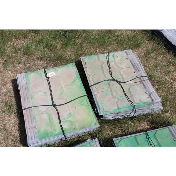 (2X THE MONEY) special quality copper bearing shingle plate (40 pieces total)