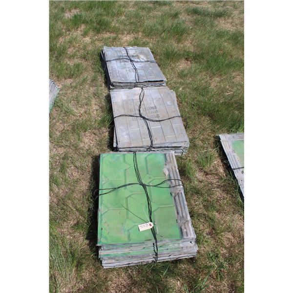 (3X THE MONEY) special quality copper bearing shingle plate (60 pieces total)