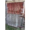 Image 1 : 2 Piece Wooden Shed Door with Hinges 43" x 68"