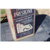 Image 3 : Prestone Eveready 1920's Antifreeze Tin 12" Tall