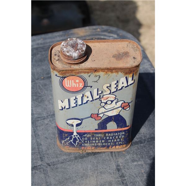 Whiz Metal Seal Tin 6" Tall