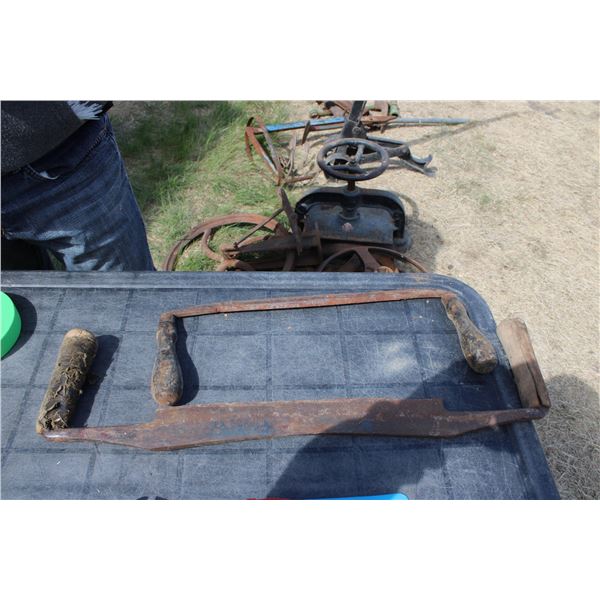 2 Draw Knives Both Have Handles 22" and 15" Long