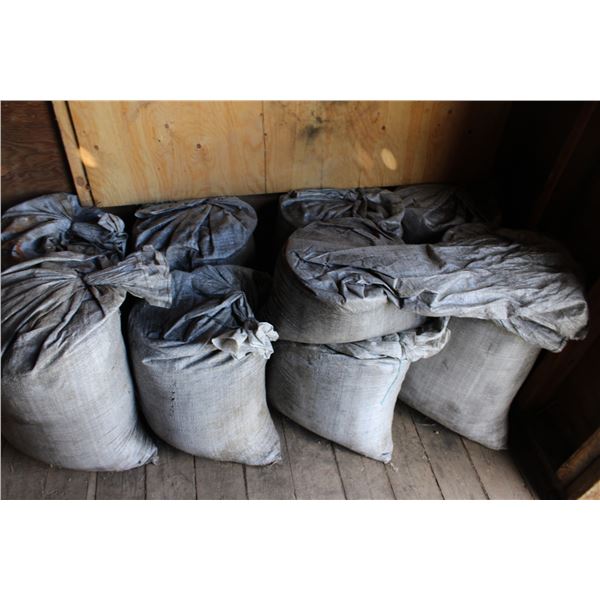 9 Bags and Partial Bag and Pails of Coal