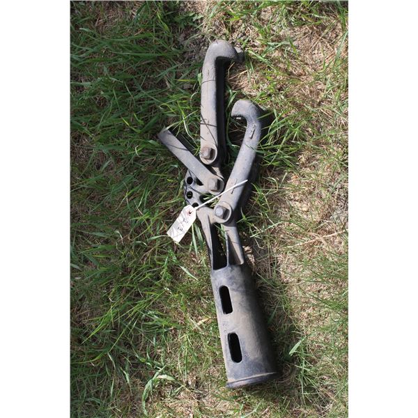 Vintage railroad tie spike rail track puller lifter tool