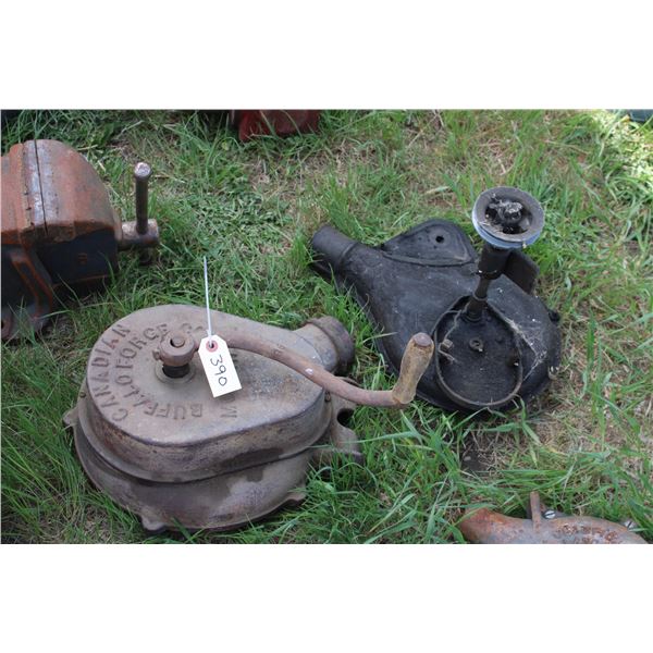 (2) Vintage Forging Blowers