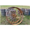 Image 1 : (2X THE MONEY) Steel Wheels 48" Diameter