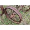 Image 2 : Pair of Metal Wheels on Axle 24" Diameter