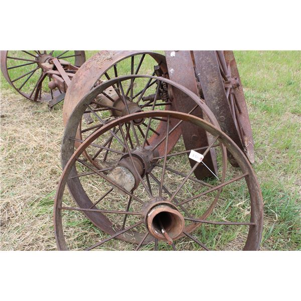 (2X THE MONEY) Steel Wheels 34" Diameter