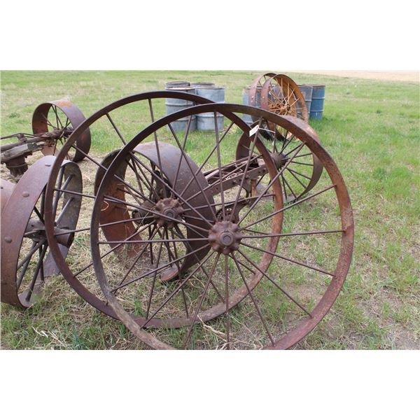 (2X THE MONEY) Steel Wheels 47" Diameter
