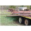 Image 5 : Bale Wagon Trailer with Hydraulic Winch in Front 24 ft Long 10 ft Wide