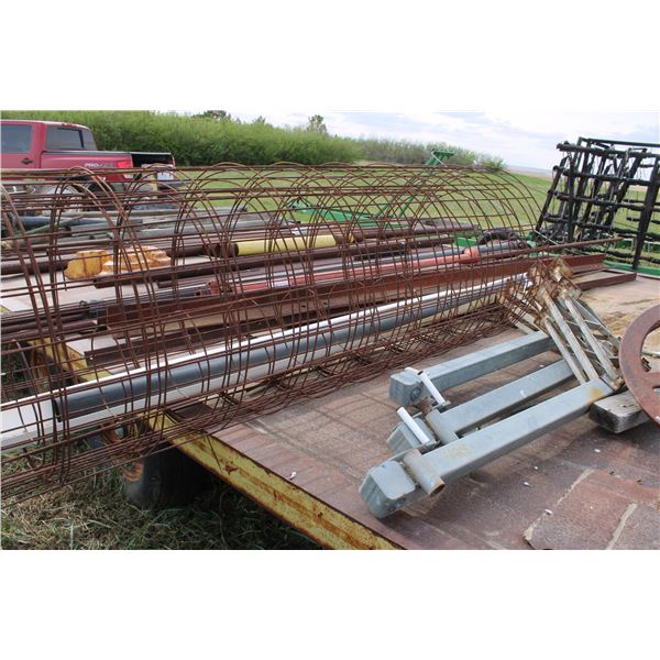 Square Tubing with Page Wire and Eavestrough