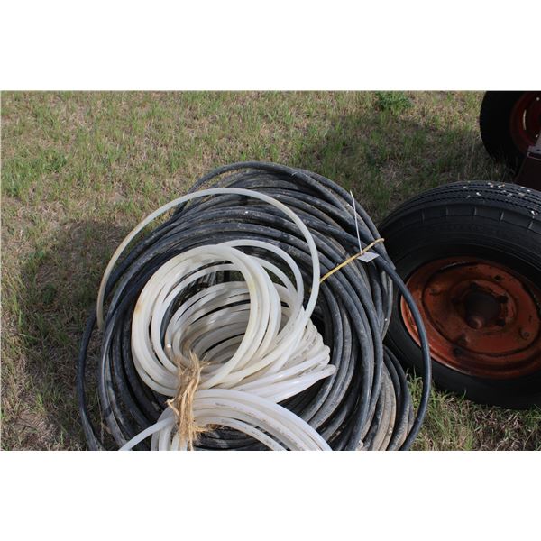 Mixed White and Black Water Hose