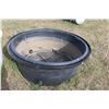 Image 1 : Black Plastic Cattle Trough 55" Diameter