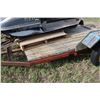 Image 2 : Snowmobile Flat Deck Trailer 10ft Long