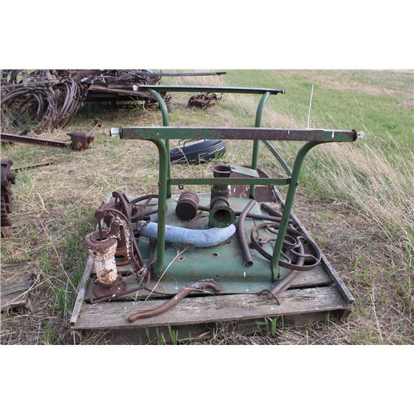 2 Cistern Pumps Forge Table and Misc