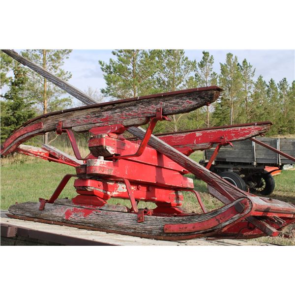 Rubber Tire Wooden Wagon (Poor Tires) 11 ft x 6 ft