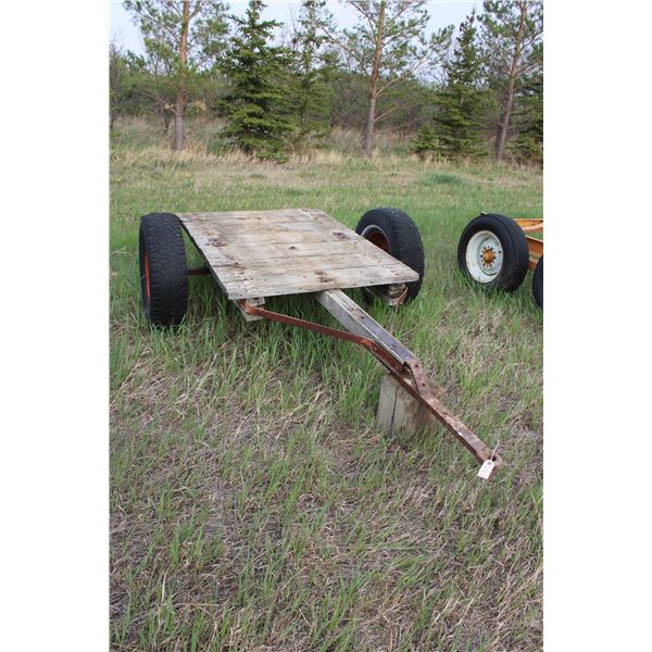 2 Wheel Flat Deck Cart 5 ft x 43"