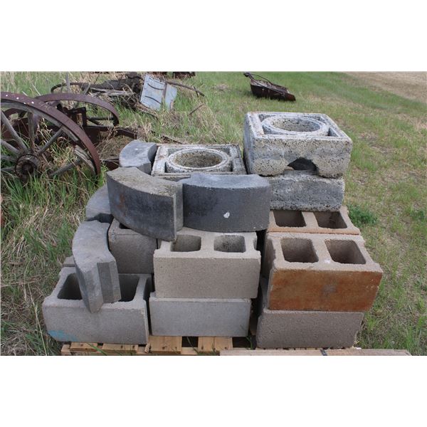 Pallet of Cinder Blocks