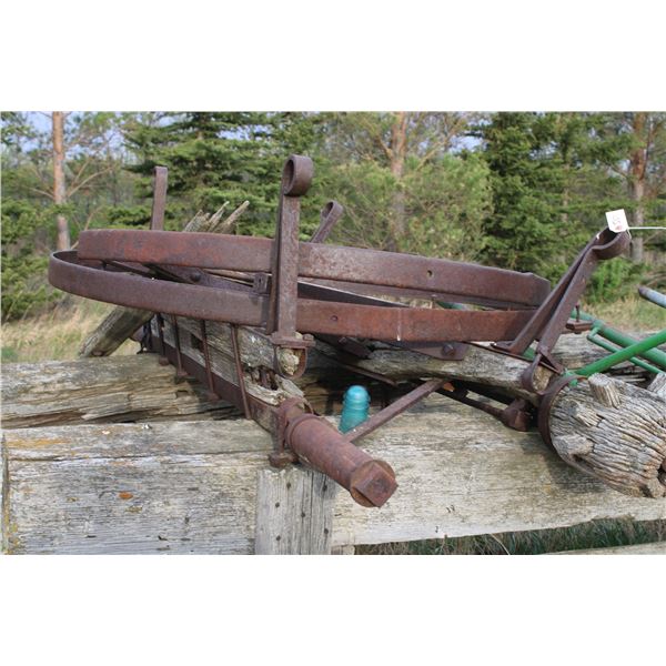 Light Wagon 1 3/4" steel axles complete with skeens