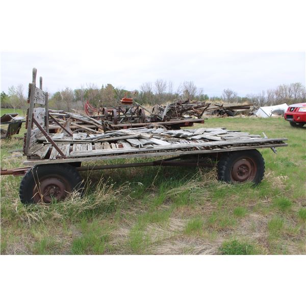 4 Wheel Wooden Hay Rack
