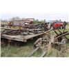 Image 1 : Misc Lot Wheels Wagon Wheels Hay Rack