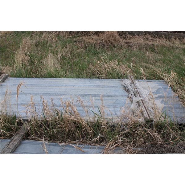 Metal Sheeting 10 ft 3" (12+ Pieces)