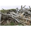 Image 2 : Pile of Used Board Fence Poles Railway Ties (Huge Lot)