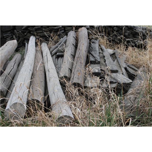 Used Fence Poles 6" (Approx 15+ Poles)