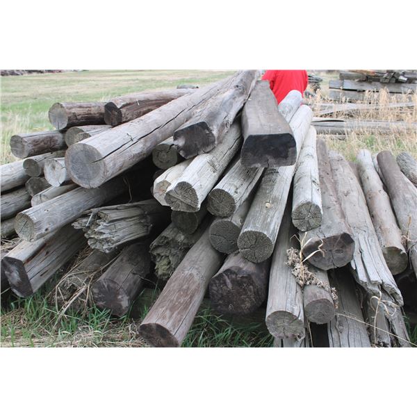 7" Poles Railway Ties (Huge Lot)