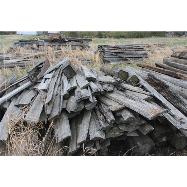 Railroad Ties Slabs Poles Board (Huge!! Lot) (60+)