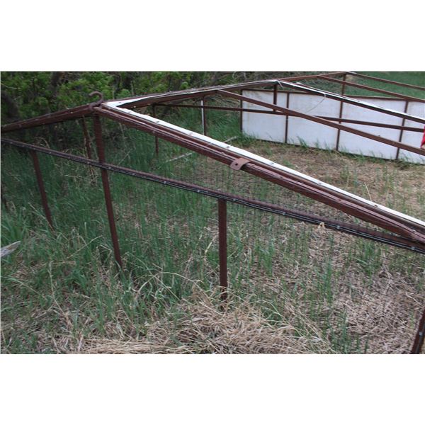 Chicken Coop Steel Frame 12 ft x 10 ft
