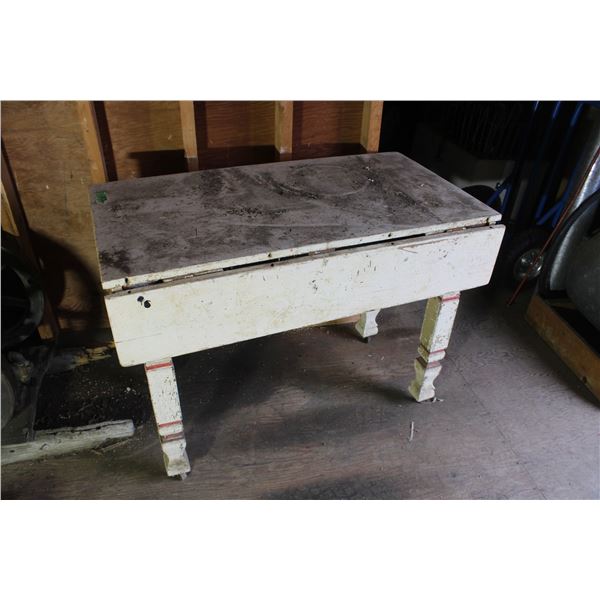 Drop Leaf Table on Wheels Casters