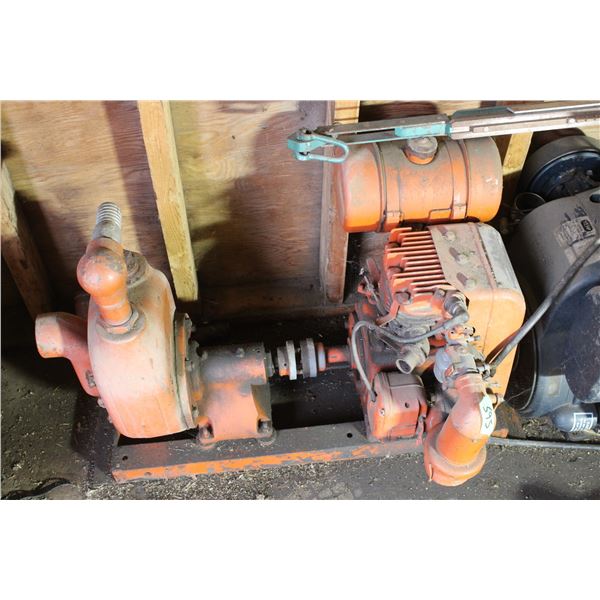 Orange Water Pump with Motor
