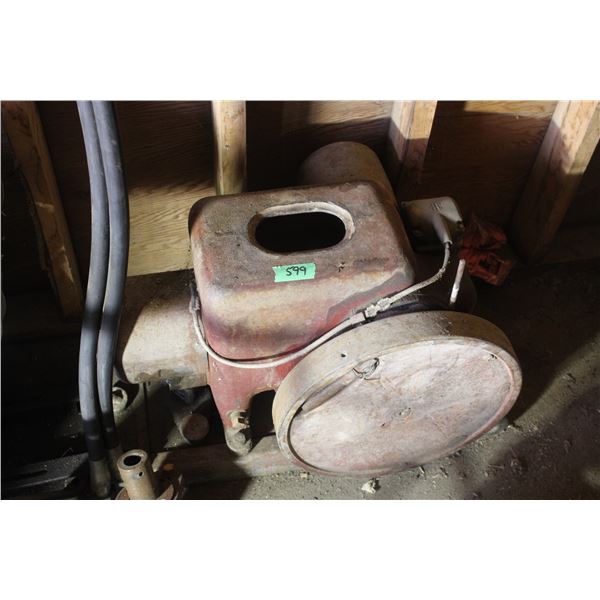 Red Stationary Engine