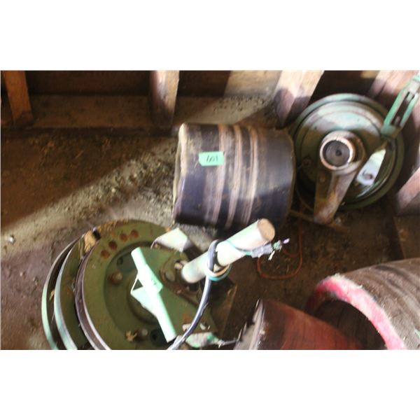 2 John Deere combine unloading auger electric clutches Bodnarus